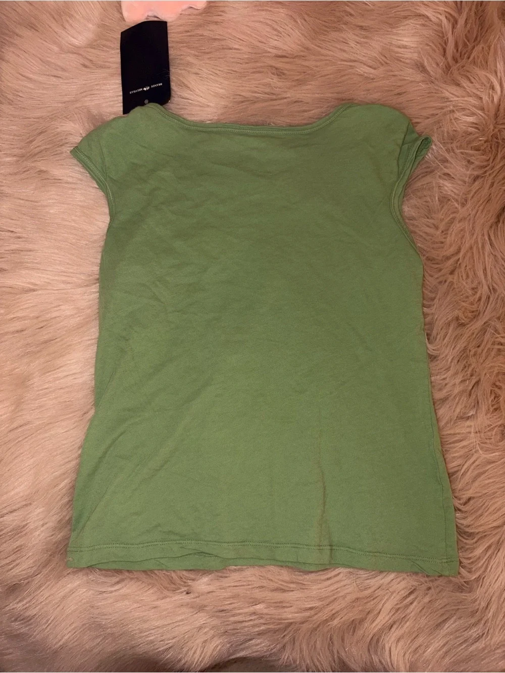 Brandy Melville Light Green Scoop Neck Tank
